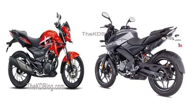 Bajaj vs Yamaha bike comprising