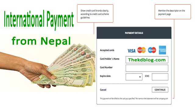 International Payment from Nepal