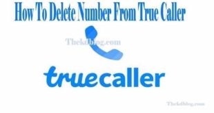 How to delete name from true caller