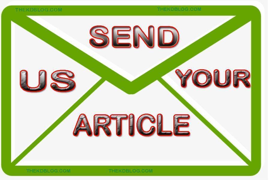 Submit A Guest article – Guidelines for The KD Blog