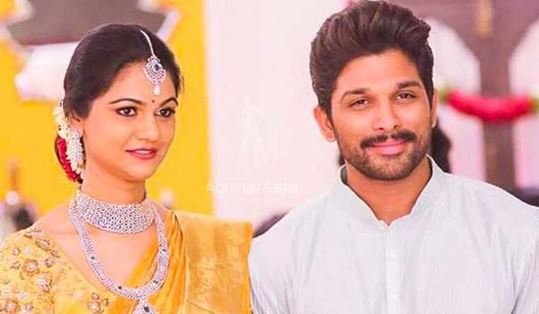 Real-life Couples Of South Indian: Allu Arjun and Sneha Reddy