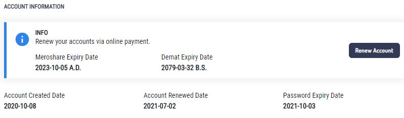 Process of Renew Demat and Mero Share account